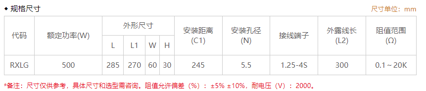 500W 高稳定梯形绕线电阻_厂家直供现货_大功率电阻批发