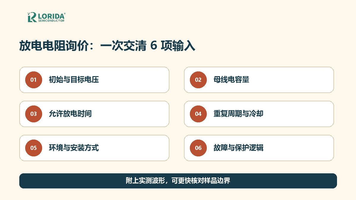 直流母线放电电阻询价六项输入