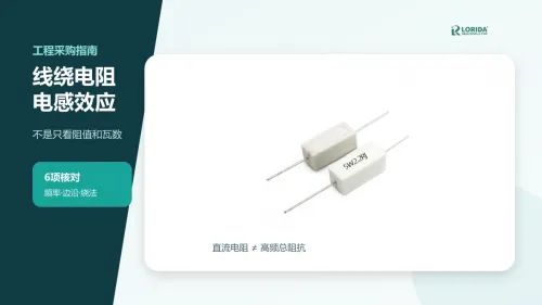 线绕电阻为什么会有电感？6项频率与无感绕法核对