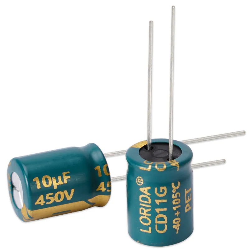 10UF 450V  50*38MM LORIDA直插铝电解电容器