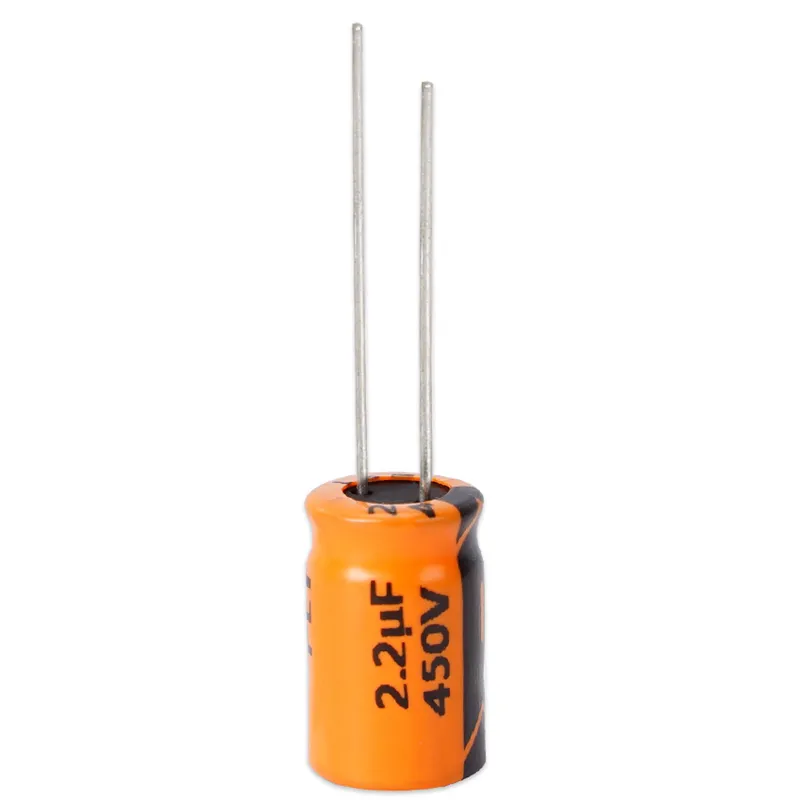 2.2UF 450V LORIDA插件铝电解电容器 引线电解电容现货
