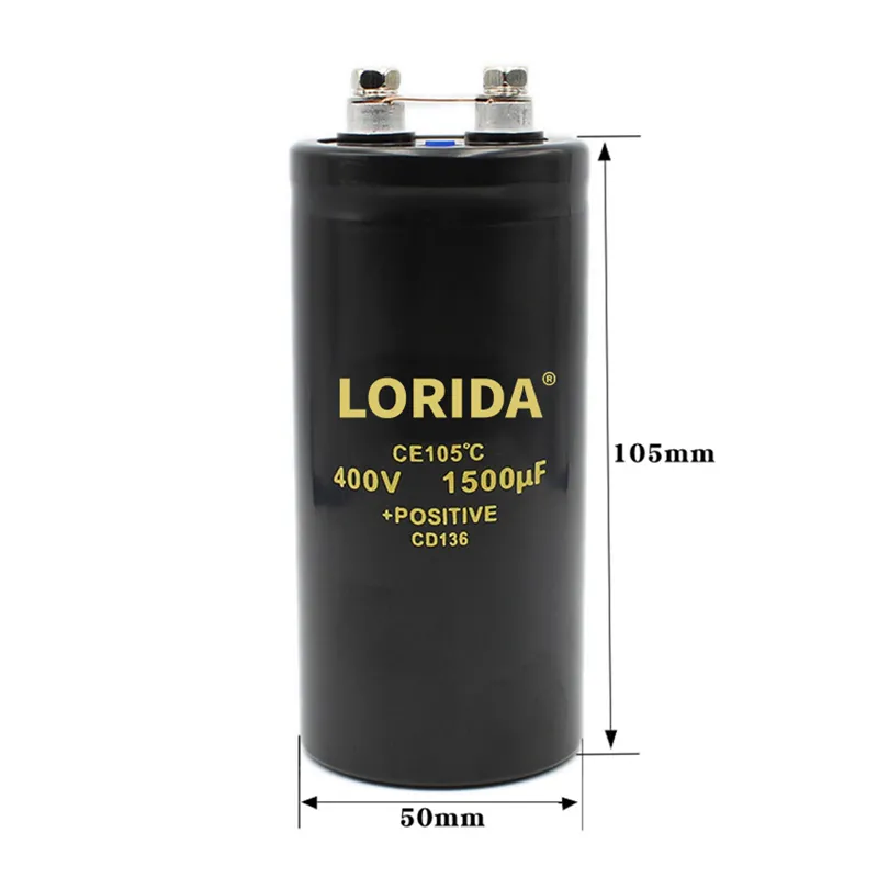 1500UF 400V 螺栓型电解电容器现货螺丝脚电容