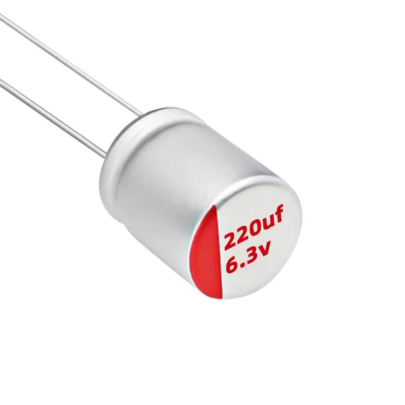 6.3v 220uf 5*8mm/6.3*8mm -40°c-+105°c插件固态电容 电解电容器