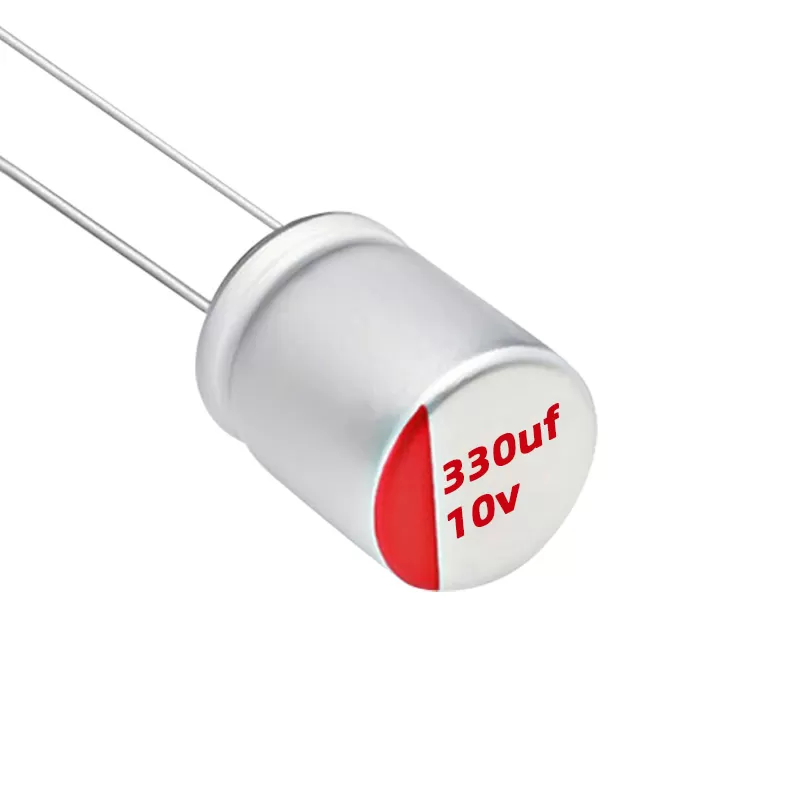10V 330UF 5*8（1K/盘）/6.3*8（1K/盘） -40°c-+105°c插件固态电容 电解电容器