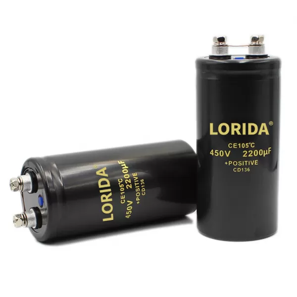 2200UF450V 50*105mm 螺丝脚电解电容器现货螺栓型电容器