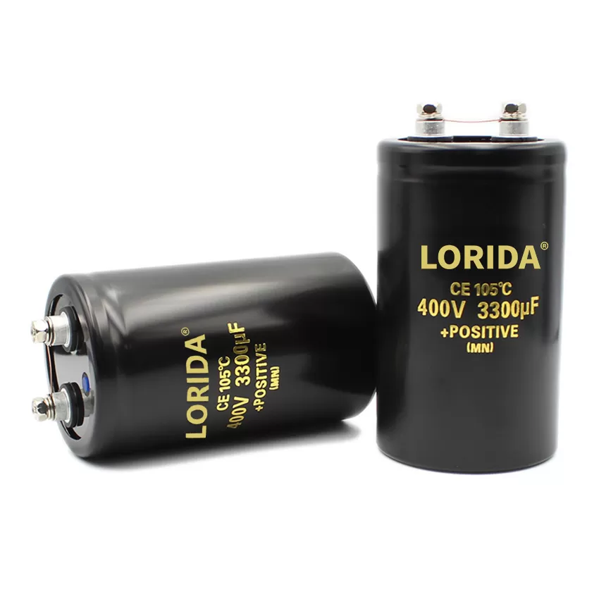 3300UF 400V 63.5*105mm 螺丝脚电解电容器现货螺栓型电容器