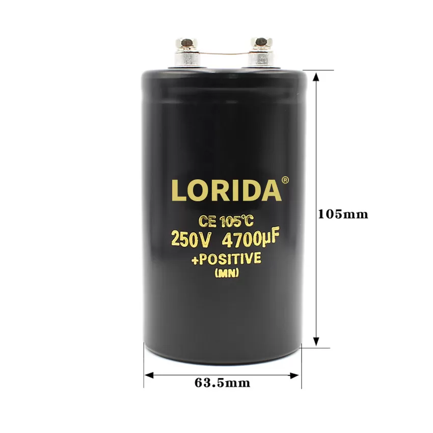 4700UF250V 63.5*105mm 螺丝脚电解电容器现货螺栓型电容器