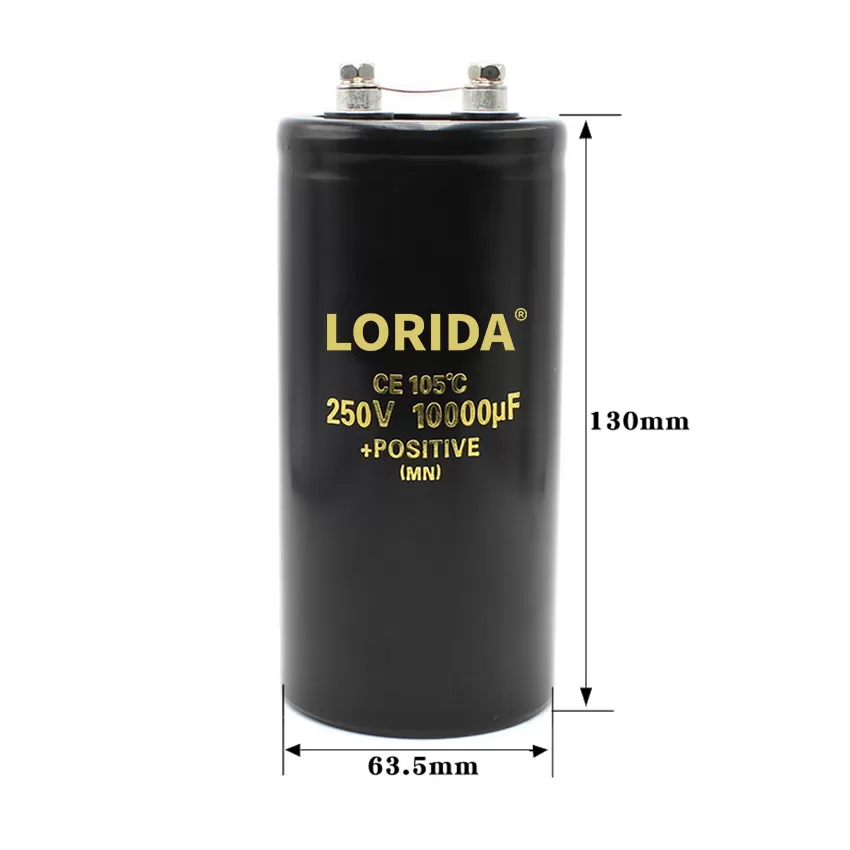 10000UF250V  63.5*130mm 螺丝脚电解电容器现货螺栓型电容器