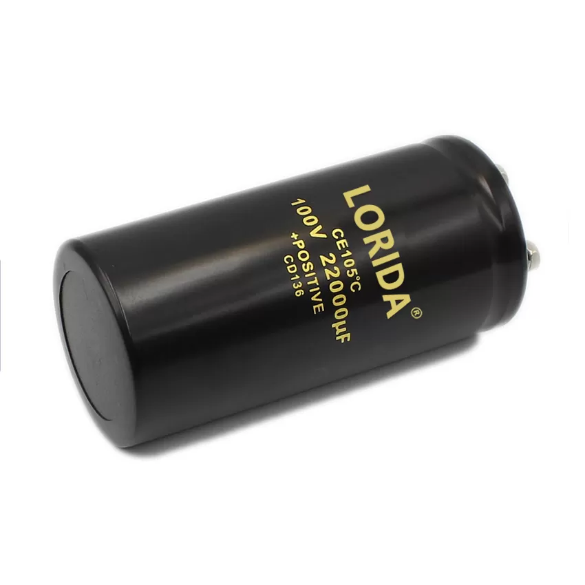 22000uF100V 50*105mm 螺丝脚电解电容器现货螺栓型电容器