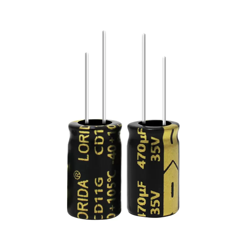 470μF 35V 插件铝电解电容器现货引线电解电容