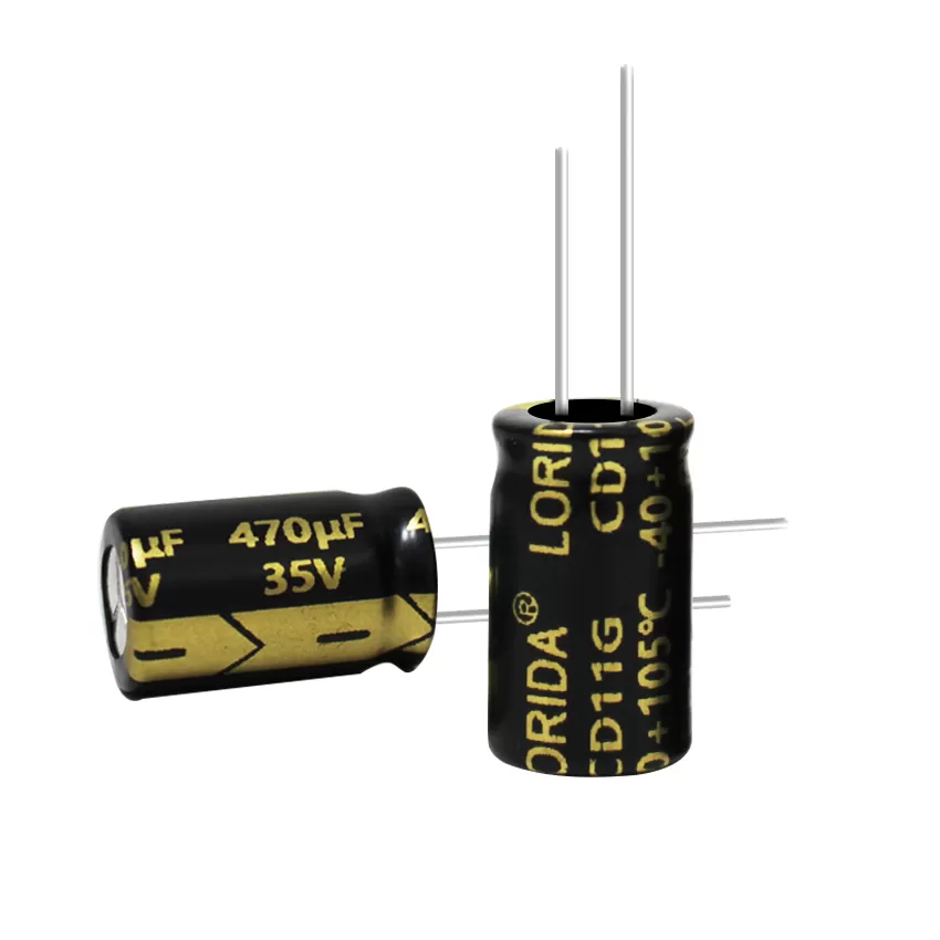 470μF 35V 插件铝电解电容器现货引线电解电容