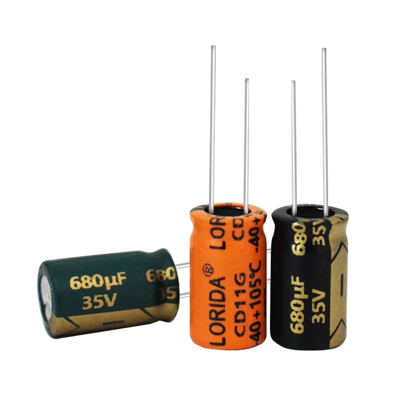 680μF 35V 插件铝电解电容器现货引线电解电容