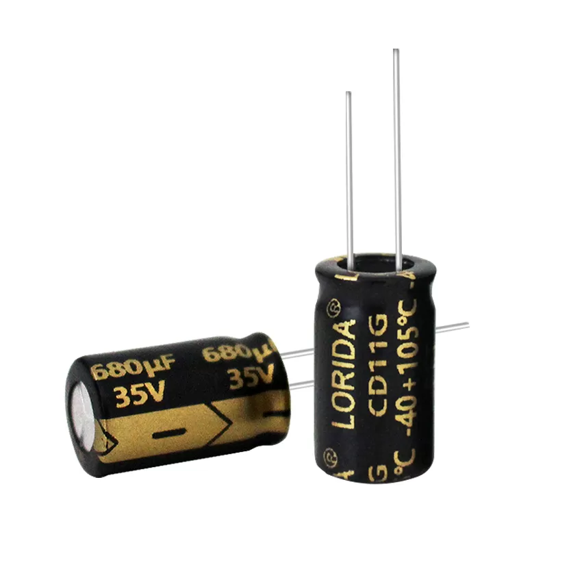 680μF 35V 插件铝电解电容器现货引线电解电容