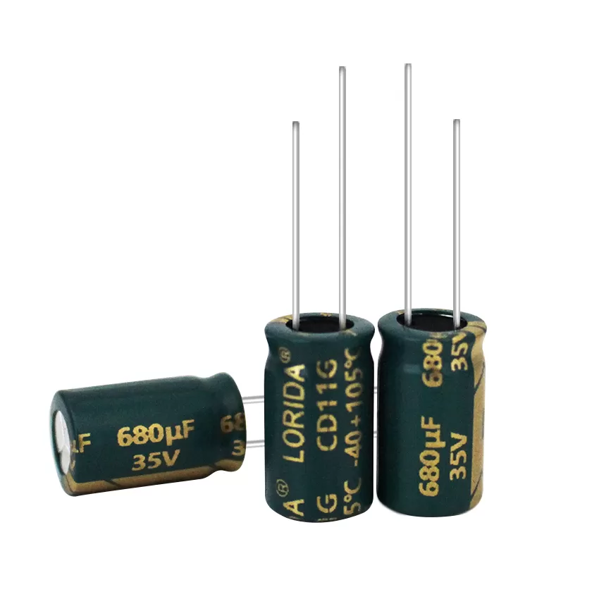 680μF 35V 插件铝电解电容器现货引线电解电容