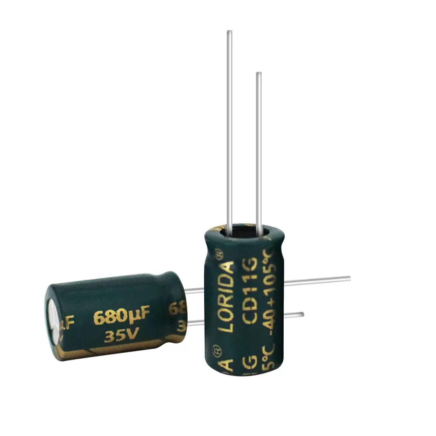 680μF 35V 插件铝电解电容器现货引线电解电容