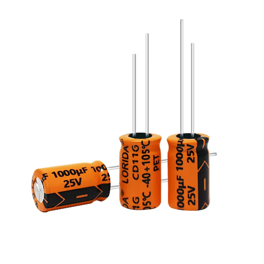 1000μF 25v 插件铝电解电容器现货引线电解电容