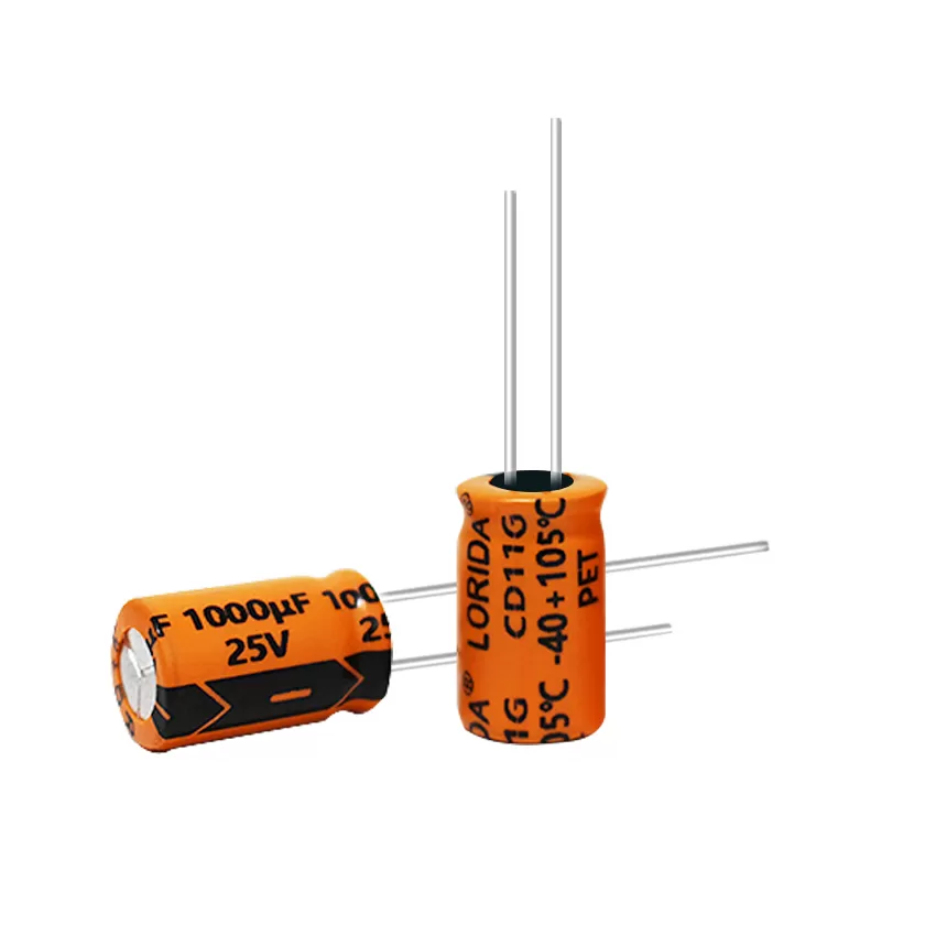 1000μF 25v 插件铝电解电容器现货引线电解电容