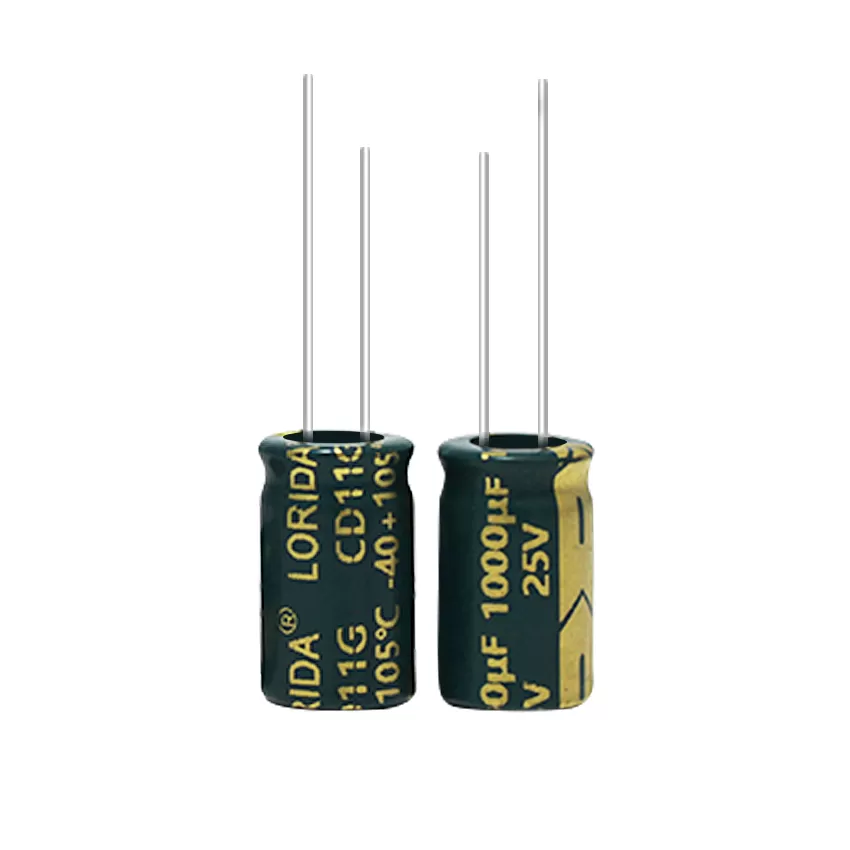 1000μF 25v 插件铝电解电容器现货引线电解电容