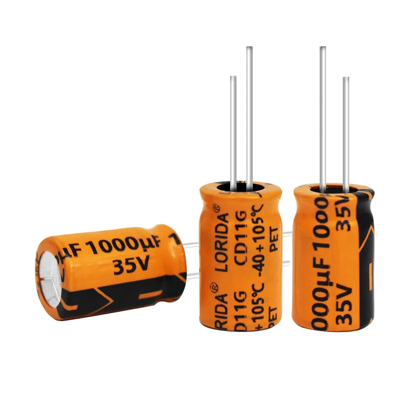 1000μF 35v 插件铝电解电容器现货引线电解电容