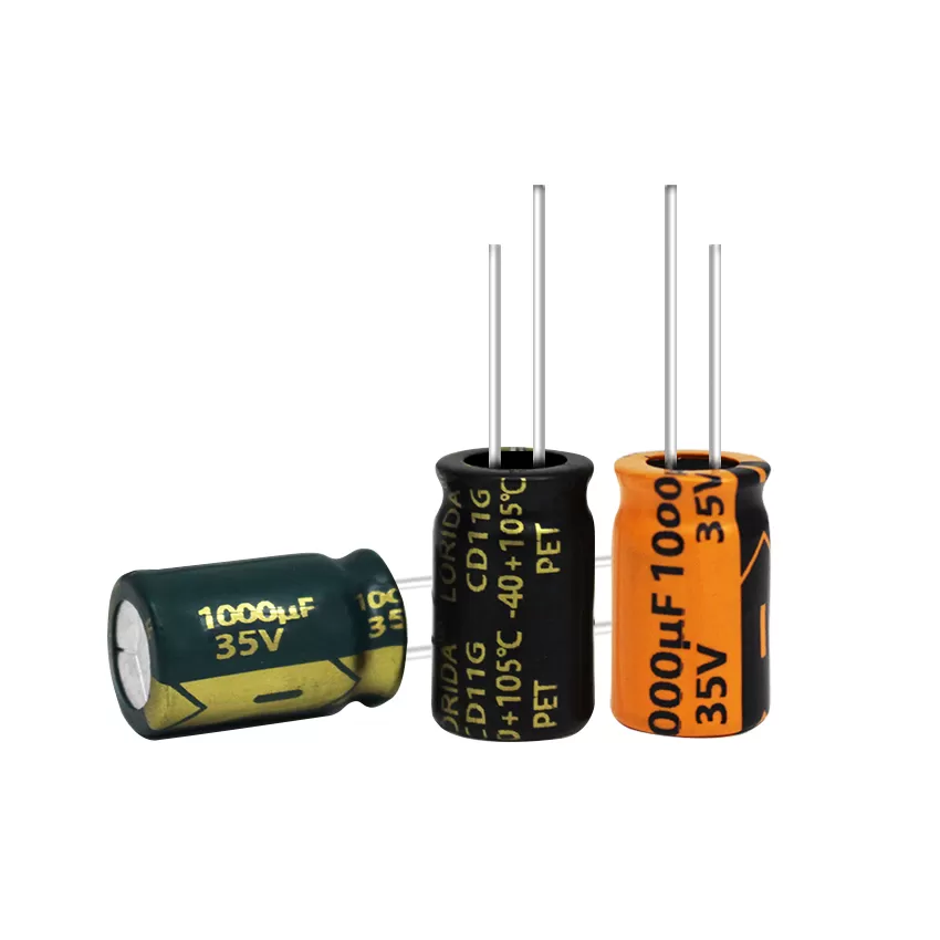 1000μF 35v 插件铝电解电容器现货引线电解电容