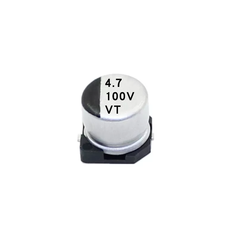 100v4.7uf 6.3*5/4 5*5.4mm  贴片电解电容 VT系列 高分子SMD电解电容器