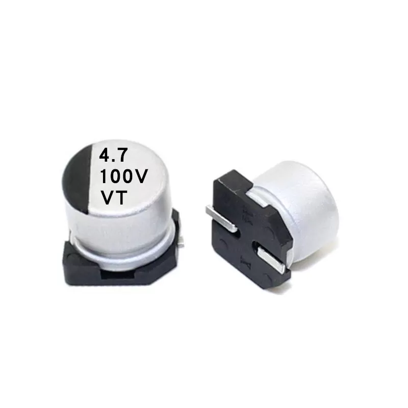 100v4.7uf 6.3*5/4 5*5.4mm  贴片电解电容 VT系列 高分子SMD电解电容器