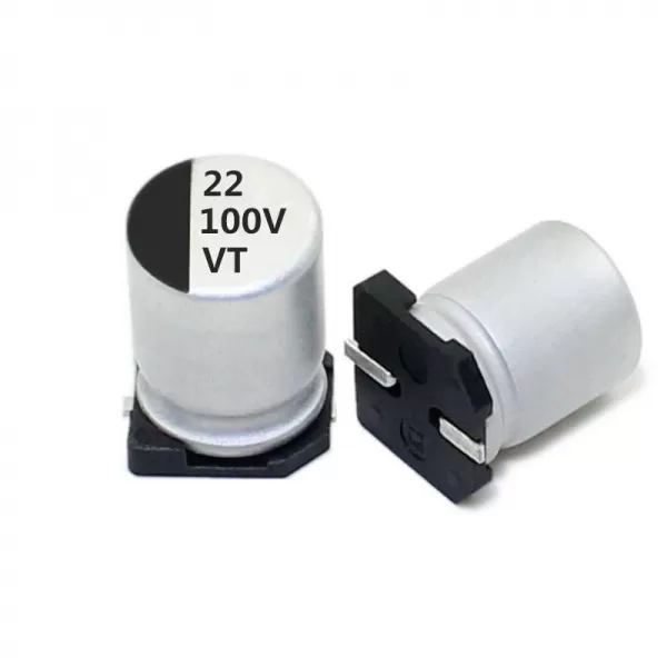 100v22uf 8*10.5mm  贴片电解电容 VT系列 高分子SMD电解电容器