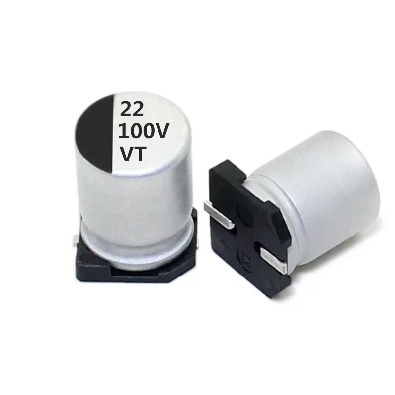 100v22uf 8*10.5mm  贴片电解电容 VT系列 高分子SMD电解电容器