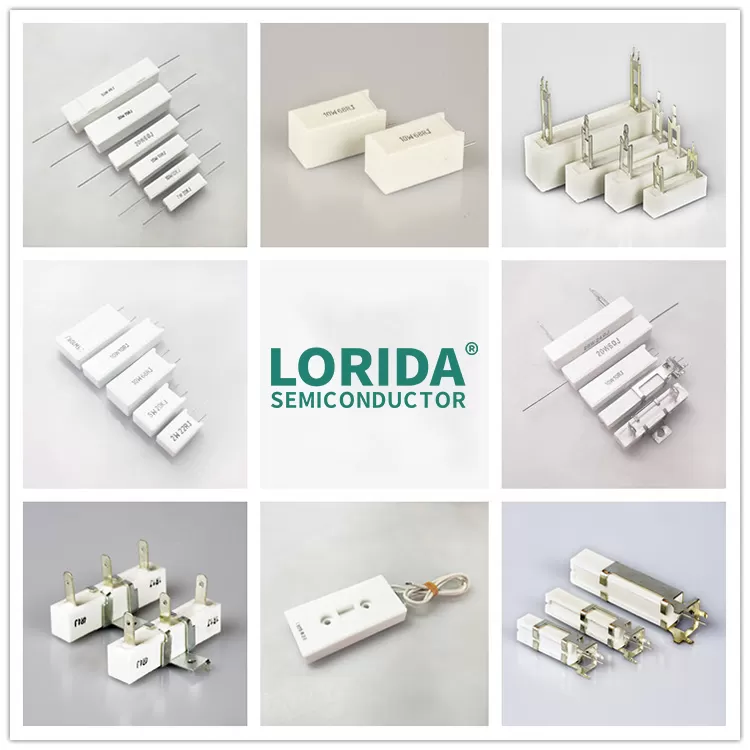 100W大功率水泥电阻 变频器制动刹车负载电阻 全阻值可订