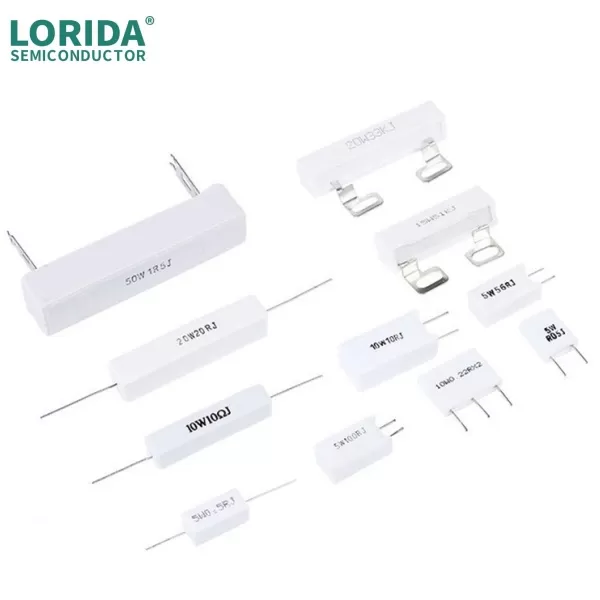 100W大功率水泥电阻 变频器制动刹车负载电阻 全阻值可订