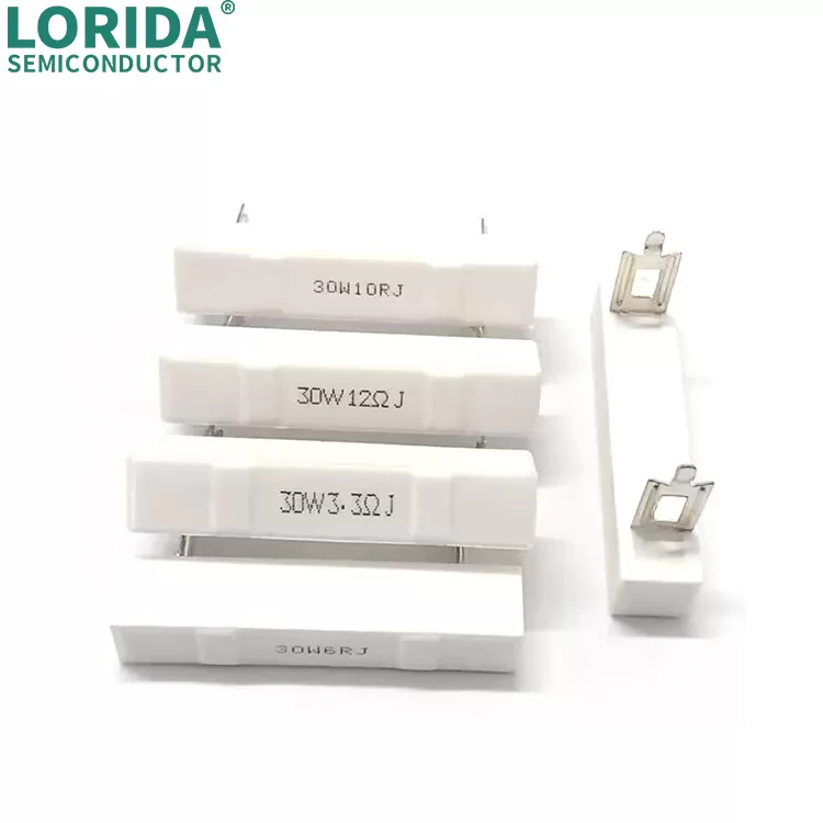 水泥电阻30W老化测试 负载 充电放电 音响用电阻 插片型