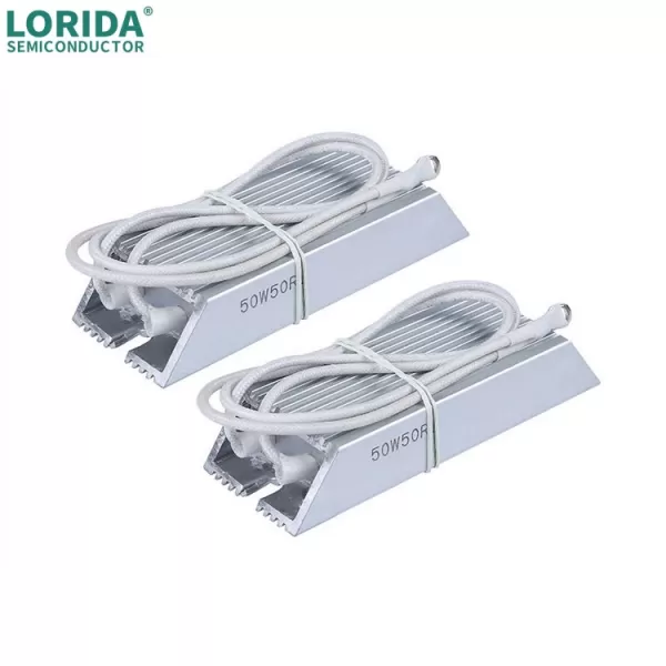 50W紧凑型梯形铝壳电阻 小型设备制动刹车 经济实用 ﻿