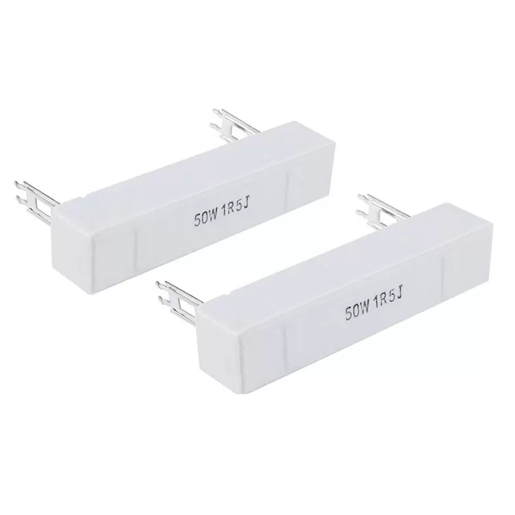 陶瓷大功率镲片型水泥电阻50W陶瓷壳音箱音响分频器电阻