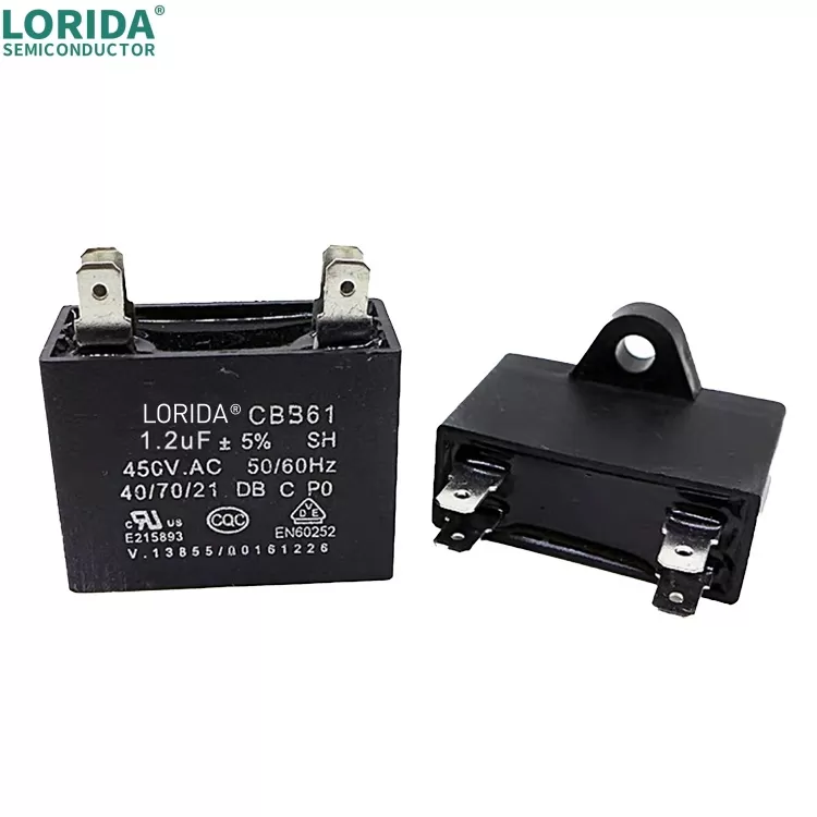 CBB61风扇启动电容1.2/1.5/1.8/2/2.5/3/4/5UF落地吊扇油烟机450V